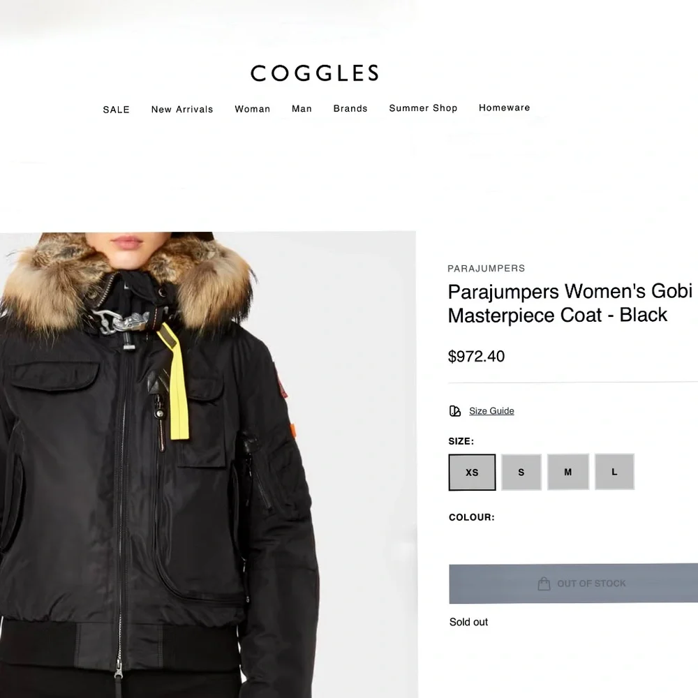 Parajumpers Gobi Base Down Jacket size M New with Tags - Picture 8 of 16